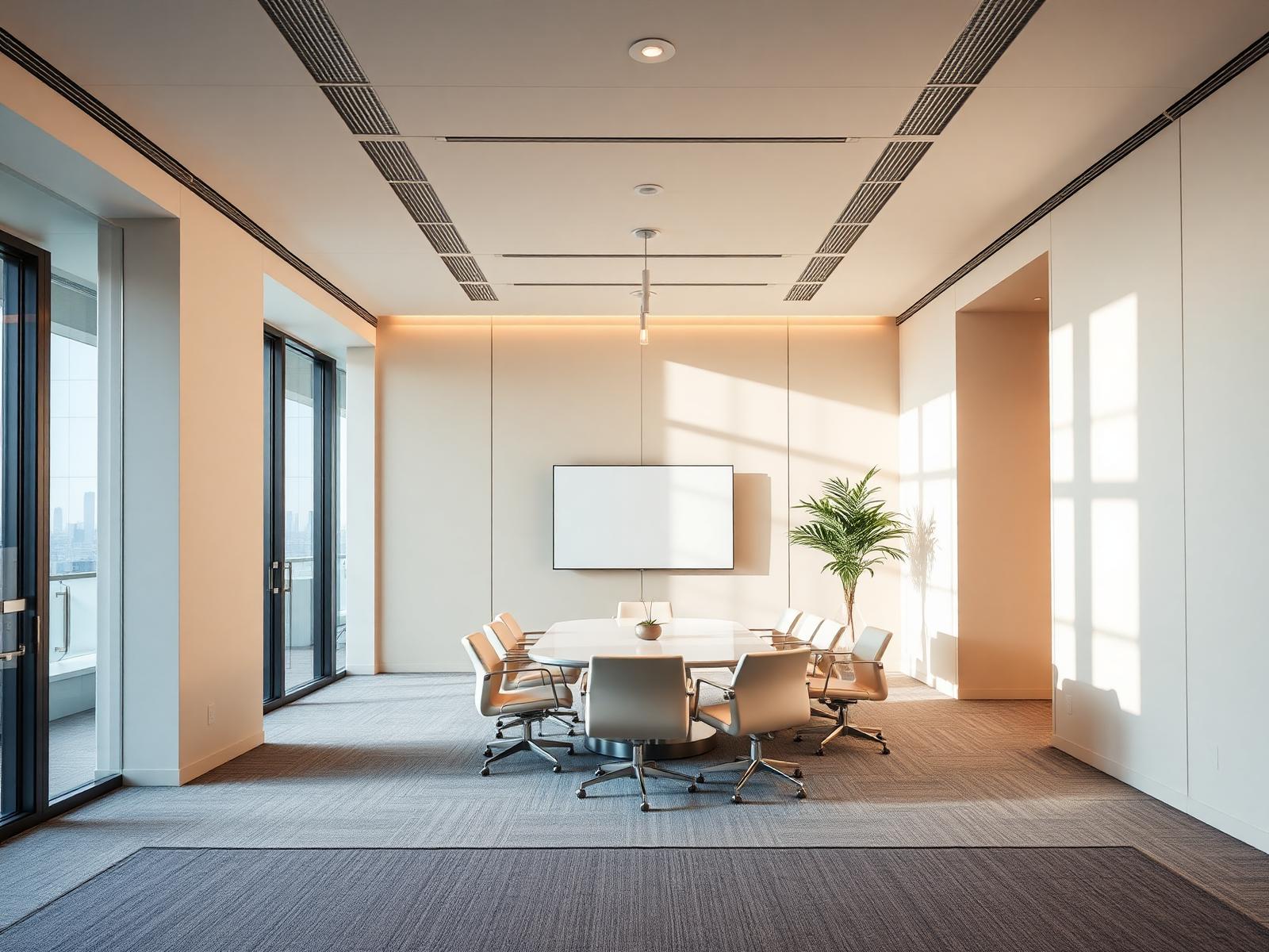 Modern corporate office interior